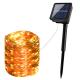 20 meters multi-color 2 light modes solar remote control copper wire lamp available lamps for home