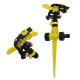 Double Water Nozzles Rocker Irrigation Sprinkler Heads Adjustable For Garden Lawn