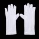 100% Nylon Knitted White Cotton Canvas Work Gloves 26cm