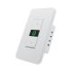 White Smart Wifi Wall Switch , Wireless Touch Switch For Home Automation