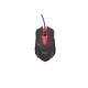 Black And Red Laptop Luminous Gaming Mouse Compatible With Mac Up To 2400dpi