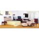 Modern Hotel Furniture Bedroom Set By Cherry headboard Drawer Nightstnad Dresser BO-B001