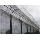 Clear View 358 Security Fencing 4.0mm Powder Coated Black Color