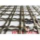 Double Flat Woven Wire Mesh Sizes Stainless Steel Decorative Screen Anti Alkali