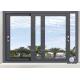 Residential 60 Series Aluminium Glass Sliding Windows With Mosquito Net