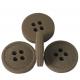 Polyester 3 Layers 4 Holes Faux Wood Buttons 20L Use On Coat Jacket