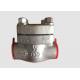 Forged Steel Stainless Steel 316 304 Duplex SS Check Valves With BW Ends Threaded Ends CVC-0800-1-2