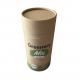 Rolled Lid Kraft Paper Tube Packaging With Colorful Inside Printing