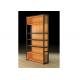 Free Standing Wooden Wall Mounted Display Racks Mobile Many Ways For Retail Store
