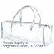 Clear PVC Shopper Tote Bags,Tote Shopping Pvc Material Bag With Logo,Beverage Package,Shopper Tote Bag with Small Pouch