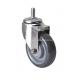 Stainless Steel 4 100kg Threaded Swivel Caster S5434-75 for Smooth and Easy Movement
