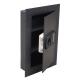 Single Door Wall Storage Safe Box with Mechanical Lock and Keys Appearance of Width 370mm