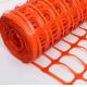 4x100 Ft Construction Of Orange HDPE Plastic Safety Net Barrier Snow Fence