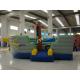 Pirate Inflatable Bounce House Combo / Kids Outdoor Inflatable Pirate Ship