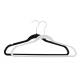 High Quality Home Usage Simple Thin Black Velvet Hangers Wholesale
