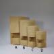 300x180mm 7 Inch Kraft Paper Pouches , Kraft Paper Stand Up Pouch With Window