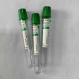 Green Cap 5ml Lithium Heparin Tube For Routine Clinicalbiochemistry Tests