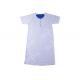 Round Neck Womens Button Front Nightgown , Simple Womens Long T Shirt Nightgown