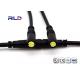 Ebike LCD IP65 Waterproof Electrical Plug Connectors Brake 2 3 4 5 Pin Black Color M8