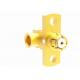 SMP Female Right Angle 2 Holes Flange Connector for 2# Semi Rigid/Flexible Cable