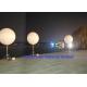 Decoration Inflatable LED Light 400w 800w For Music Festival Polysilk Balloon