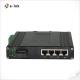 Industrial 4-Port 10/100Base-TX + 1-Port 100BASE-FX Ethernet Switch