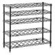 14 X 18 X 30 Commercial Wire Shelving / Black Wine Rack Large Load Capacity