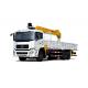 High Precision 6x4 Truck Mounted Crane DFL1250 Diesel Fuel ISO Standard