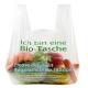 biodegradable die cut handle food packaging compostable plastic bag, Compostable