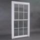 Customization PVC UPVC Window Grill Design Single Hung Window For Residential