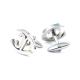 Tagor Jewelry Regular Inventory High Quality Hot 316L Stainless Steel Cuff Links CQK83