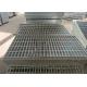 48 Inch Anti Skid Stair Treads Steel Grating Walkway Mill Finished