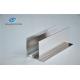1.8 Meter Bright Dip Aluminium Shower Profiles 6000 Series For Decoration