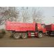 Sinoturk Howo 7 Dump Truck With 336hp 10 Tires 6x4 18m3 Capacity Red Color