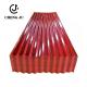 Red Corrugated Metal Roofing Wave Panel ASA PVC Glazed Colored Corrugated Roofing Sheet Tiles