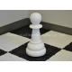 Modern Style Oversize Fiberglass Unique Chess Sets High Polish Pawn Piece