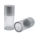 80mL PET Cylinder Shape Wide Mouth Plastic Transparent Bottle with Easy to Aluminum Lids