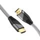 Nylon Mesh High Speed HDMI To TV Cable 18gbps 4k HDMI 2.0 Cable