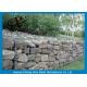 Construction Gabion Basket Wall Gabion Rock Wall Cages With ISO90000 / 2008 Certificate