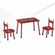 2 Piece Childrens Drawing Table And Chair Foldable Can Change Corner