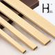 Fadeless Polished Brass Flat Bar Hbp59-1 10mm Metal Rod With Anodizing Surface