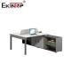 Low-Cost Industrial Style Employee Office Workstation With Screen Storage Cabinet