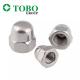 Factory Wholesale DIN1587 Carbon Steel Zinc Plated Hex Domed Nut Hexagon Dome Nut M8