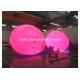 6m Helium Balloon Lights , Inflatable Lighting Balloon Sky Round Airship