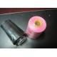 Garments Sewing 100% Spun Polyester Sewing Thread 40s / 2 Pink / Black Dyeing