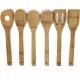Stylish Design Bamboo Cooking Utensil Set No Plastic No Petrochemicals No Varnishes