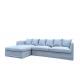 Fabric Removable Slipcover Sofa With Removable Cushion Covers Feather Cushions