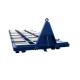 10 Ft 16 Ft 20 Ft Container Pallet Dolly 27 Ton Loading Capacity Easy Maintain