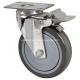 130kg Plate Brake PU Caster for Edl Chrome 5 Inch 5725-77 Chrome Plated Performance