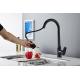 Rotatable Pull Put Black Sink Tap Faucet